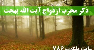 ذکر-مجرب-ازدواج-آیت-الله-بهجت-ذکر-آیت-الله-بهجت-برای-ازدواج-310x165 ادعيه و اذكار بخت گشایی و ازدواج 